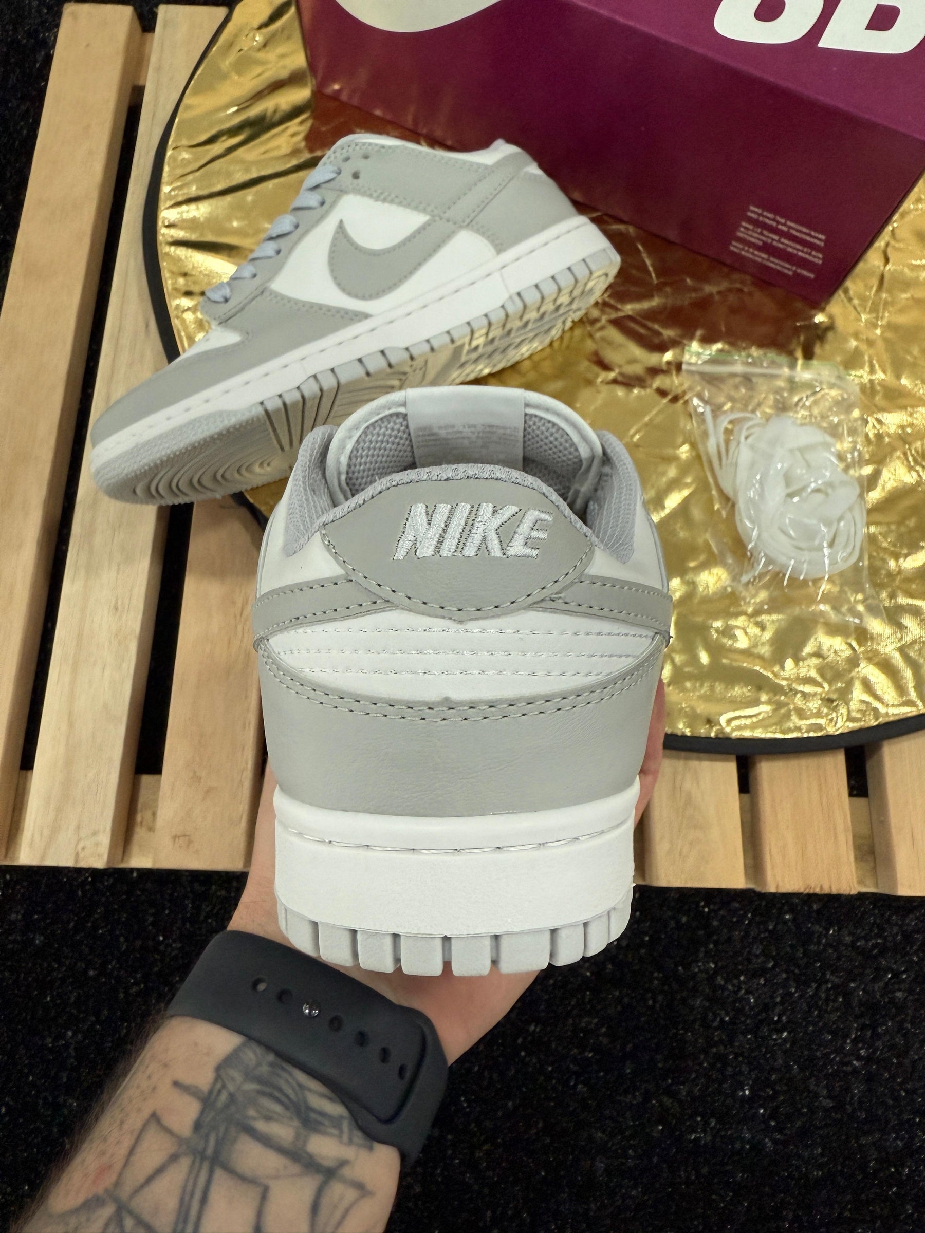 Tênis Unissex Nike Dunk Cinza Premium