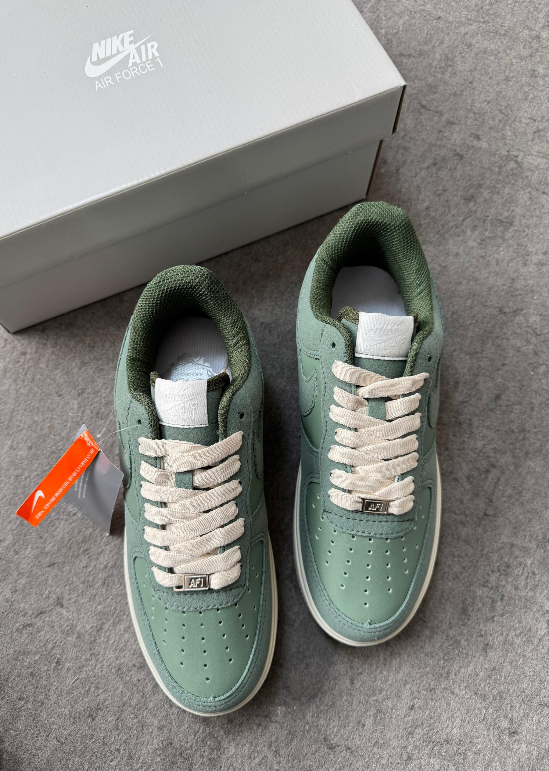 Tênis Masculino Nike Air force 1 Camurça Verde Oliva Premium