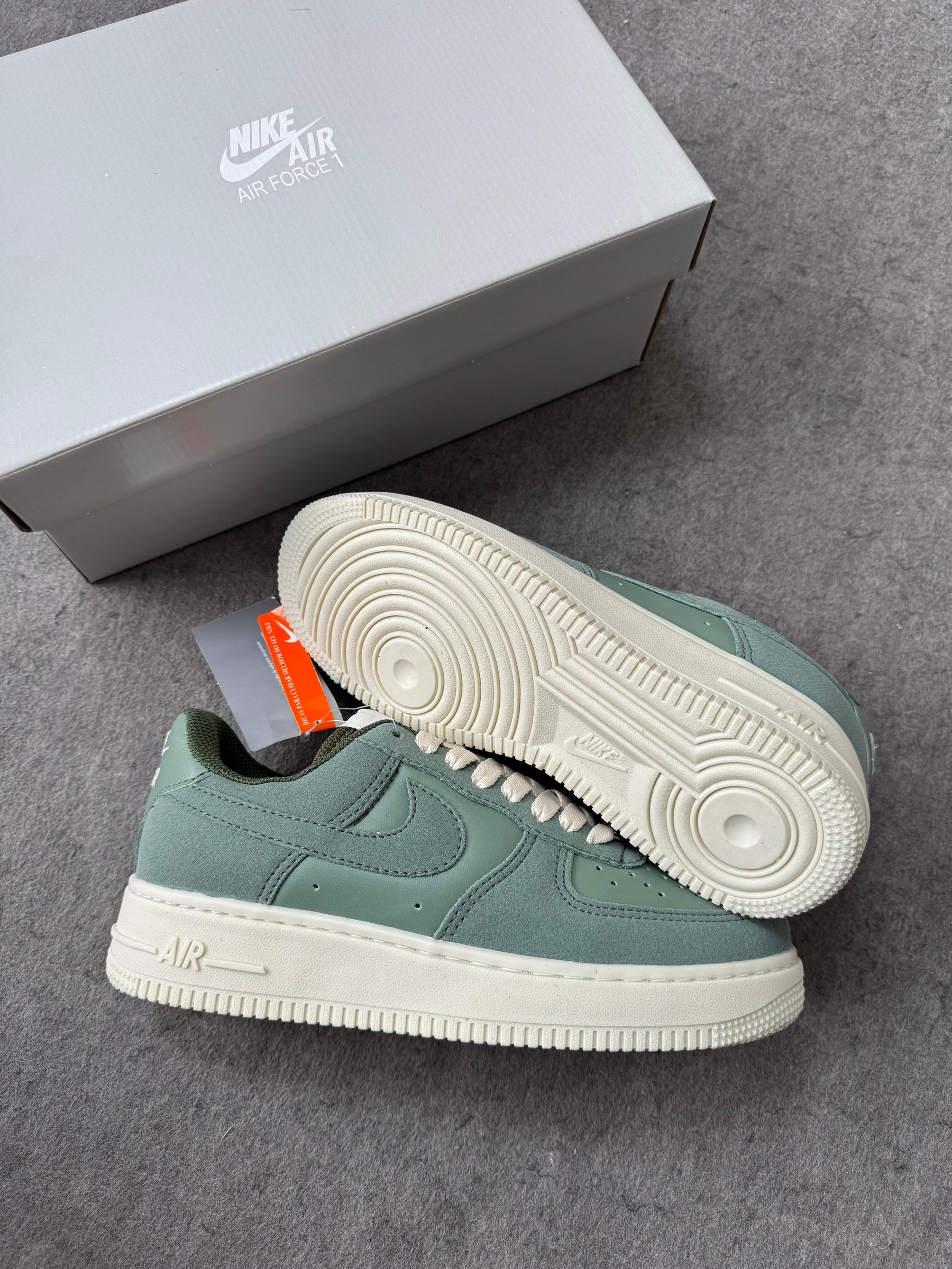 Tênis Masculino Nike Air force 1 Camurça Verde Oliva Premium