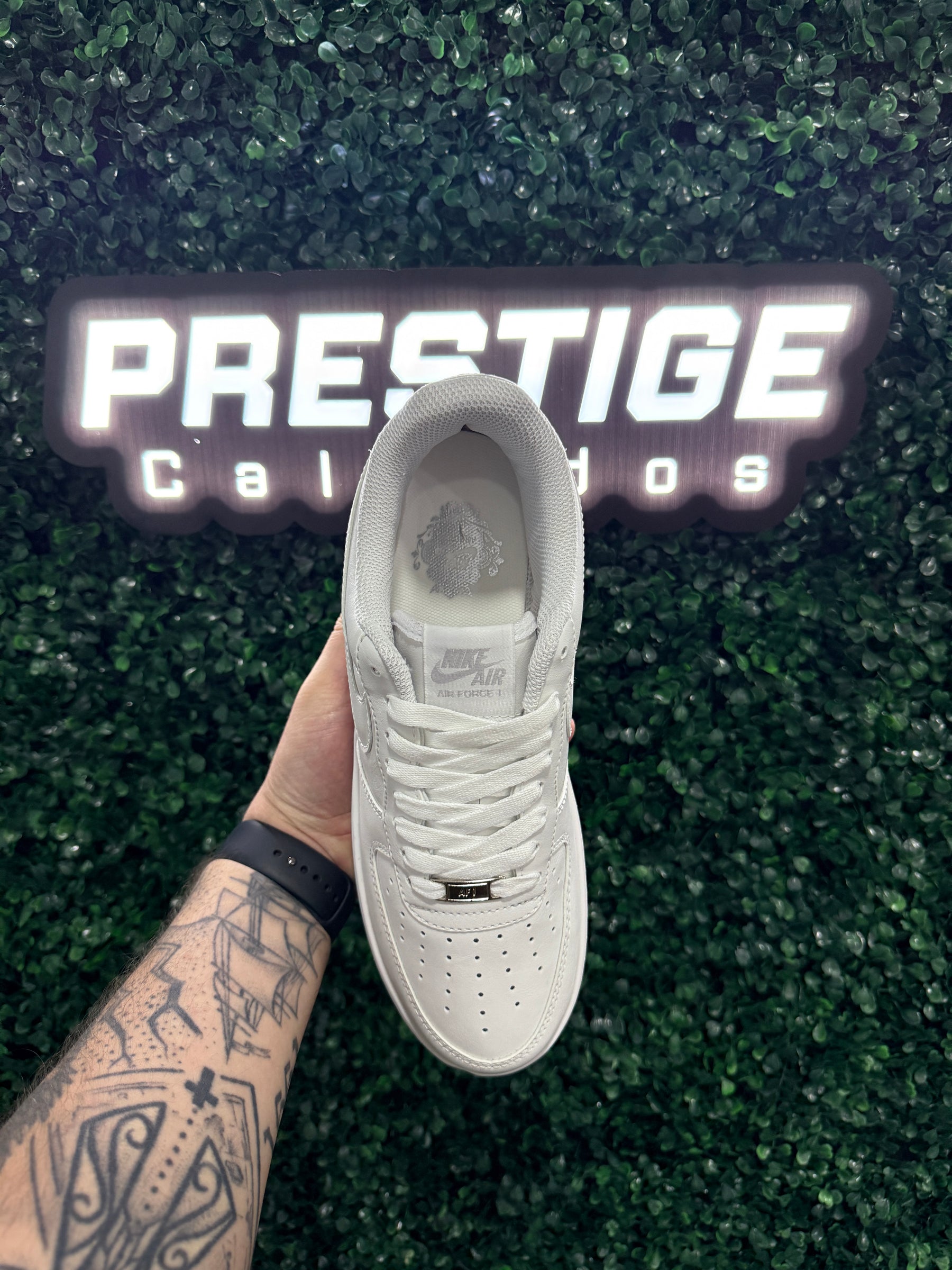 Tênis Unissex Air force 1 Branco Premium