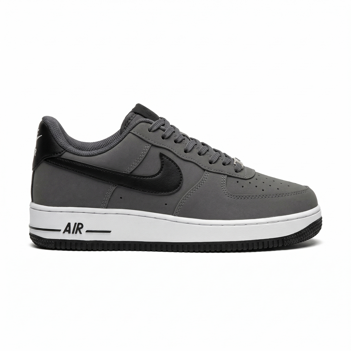 Tênis Masculino Nike Air Force 1 Cinza Escuro Premium