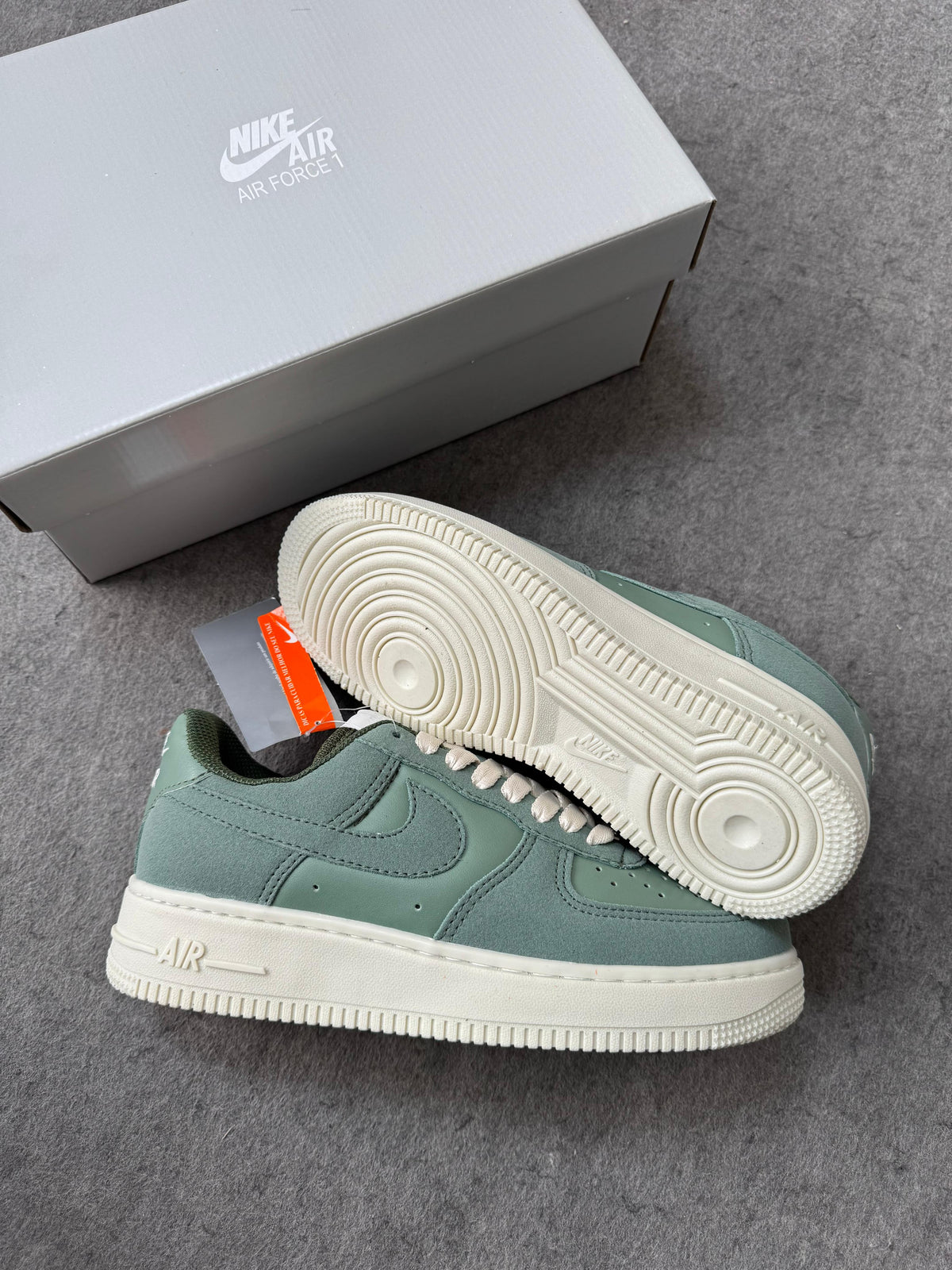 Tênis Masculino Nike Air force 1 Camurça Verde Oliva Premium