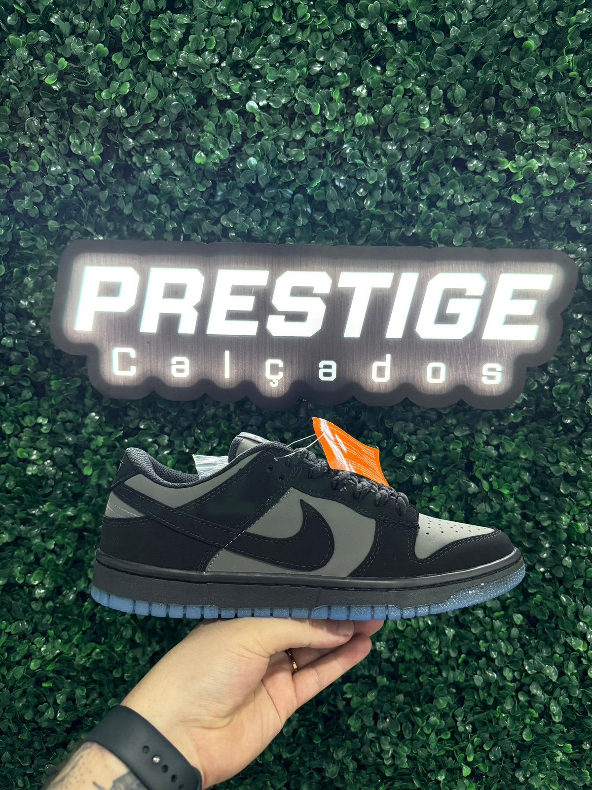 Tênis Masculino Nike Dunk Black Grey Premium